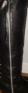 Jessica Simpson Katyia black leather boots